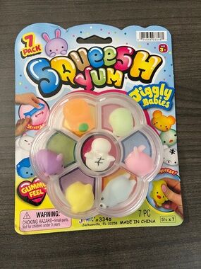 Jiggly Babies 7-Pack Kids Toy - Multicolor